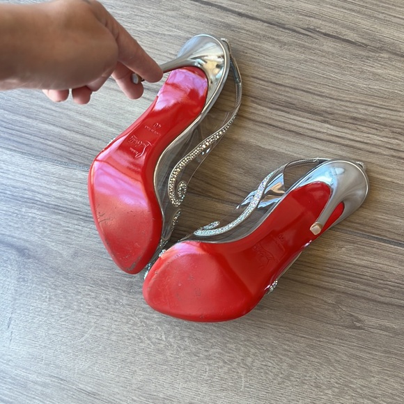 Louboutin sparkle heels - Picture 4 of 6